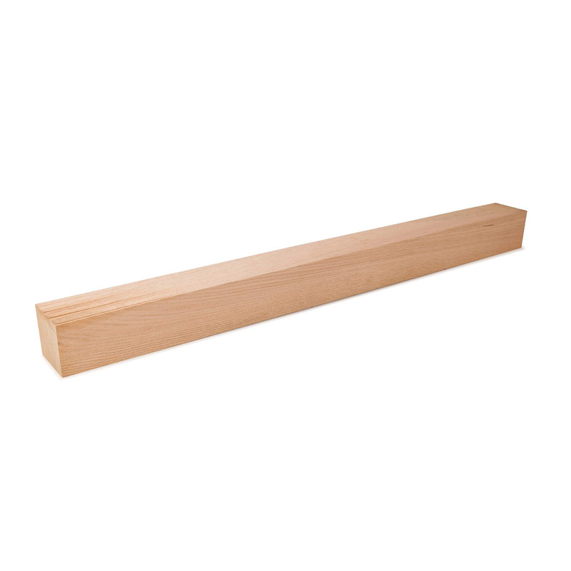 Red Oak Wood Turning Stock - Thickness:3" - Width:3" - Length:36"